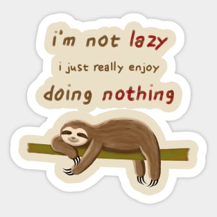 Sloth's Quote Sticker